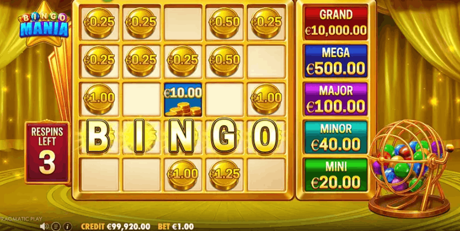 Bingo Mania — main hero banner at Mr Punter Casino